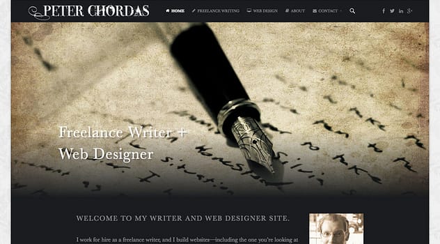 Peter Chordas Website Update designed and written by Peter Chordas