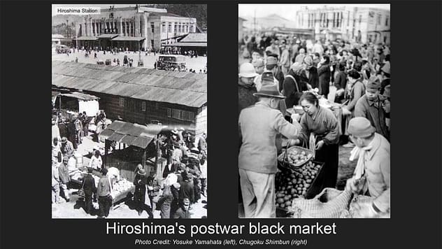 Hiroshima's postwar black market