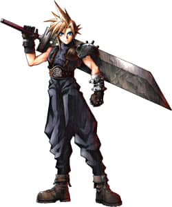 Cloud Strife: sword fighting with everything since 1997