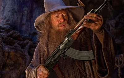 Gandalf with an AK-47