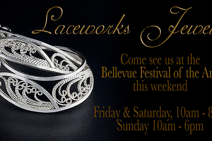 Laceworks Jewelry Bellevue 2015 photographed, written, and designed by Peter Chordas